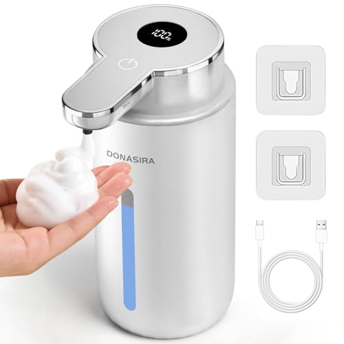 DONASIRA 15oz Rechargeable Foaming Soap Dispenser