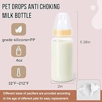 Puppy Kitten Nursing Bottle 5oz - Small Animal Feeding Kit with Nipples | Hand Feeding Supplies for Puppies, Kittens, Rabbits, Ferrets & Newborn Pets — image 6
