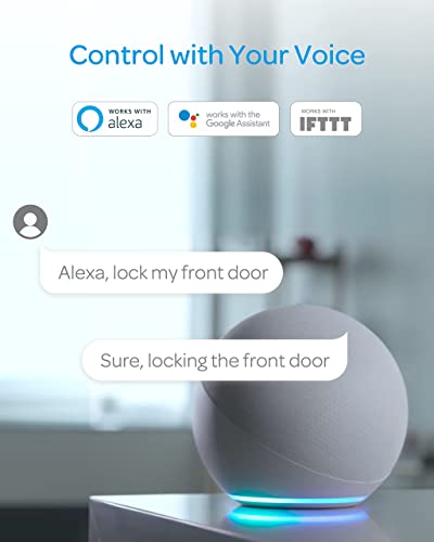 Smart Lock With Door Sensor, Ultraloq 5-In-1 Keyless Entry Door Lock With Built-In Wifi, Bluetooth And Keypad, Wifi Door Lock, Wifi Deadbolt, Ansi Grade 1 Certified - U-Bolt Wifi, Lock #TOP2