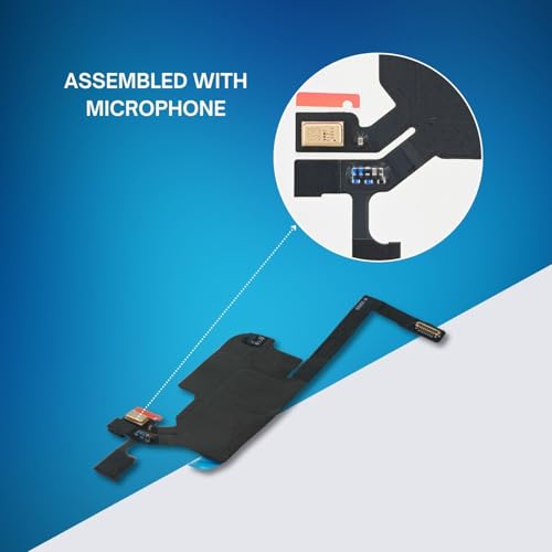 MEEFIX Proximity Sensor Flex Cable Compatible with iPhone 13 Pro Max, Front Microphone and Ambient Light Sensor Assembly by MEEFIX - Used condition - Image 5