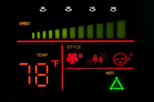 Ozeri 360 Oscillation, Micro-Blade Noise Reduction Technology Tower Fan, Black #TOP4