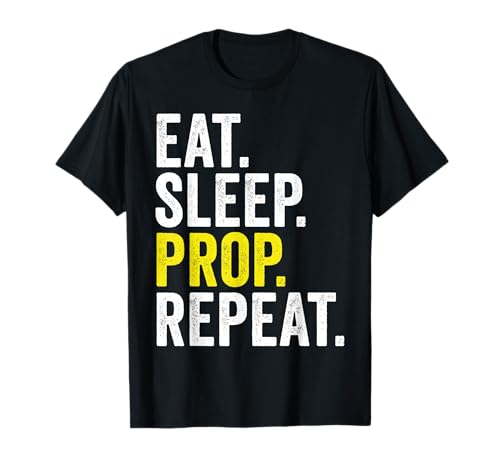 Eat Sleep Prop Repeat Funny Rugby Player T-Shirt
