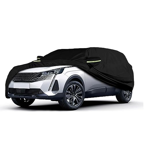 Bâche Voiture Étanche Compatible avec Peugeot 5008 (T8 P87) 2009-2023, Housse de Protection Voiture Extérieur Respirante Contre Pluie Soleil Poussière