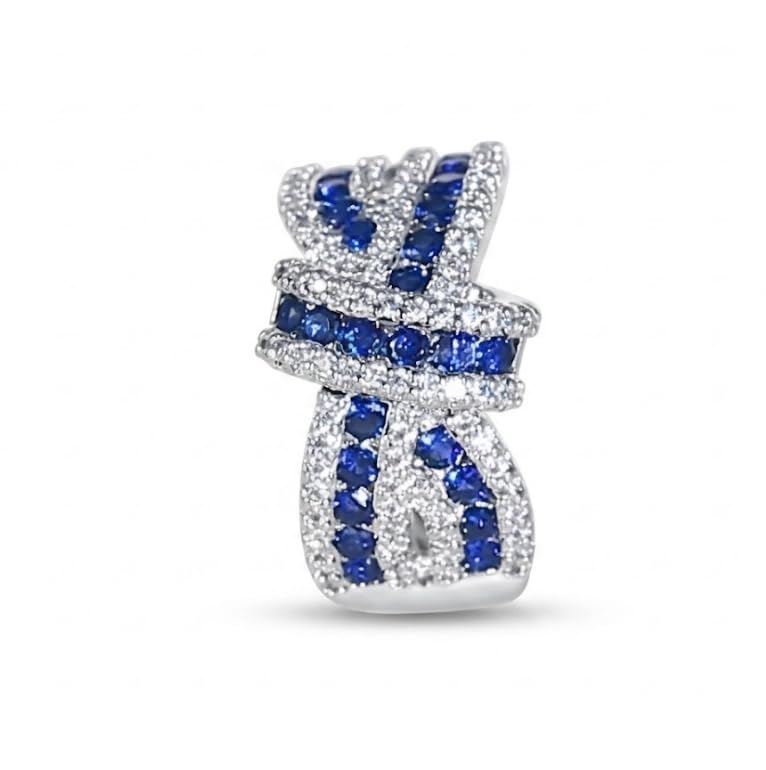 Bague réglable tressée ATWO en zircons pour sublimer vos soirées