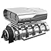 RPM 73413 Chrome Mock Intake and Blower Set