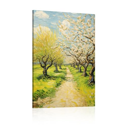 Peinture murale vintage paysage naturel pour s'évader au quotidien