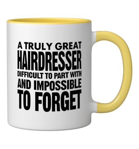 Taza de cerámica True Hairdresser 11 oz bicolor miniatura 2