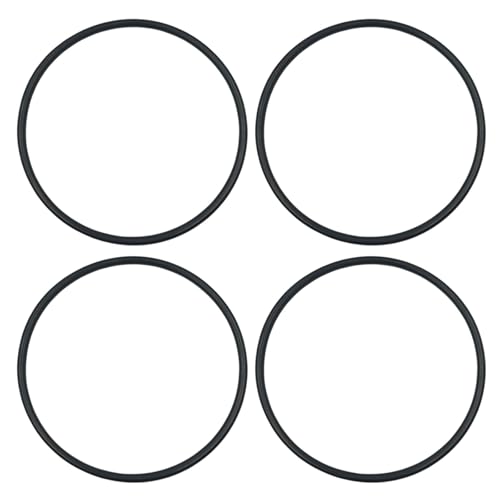 4 Pack Replacement Drive Belts Compatible with LORTONE 33B & 45C Rock Tumblers - Round Style Nitrile...