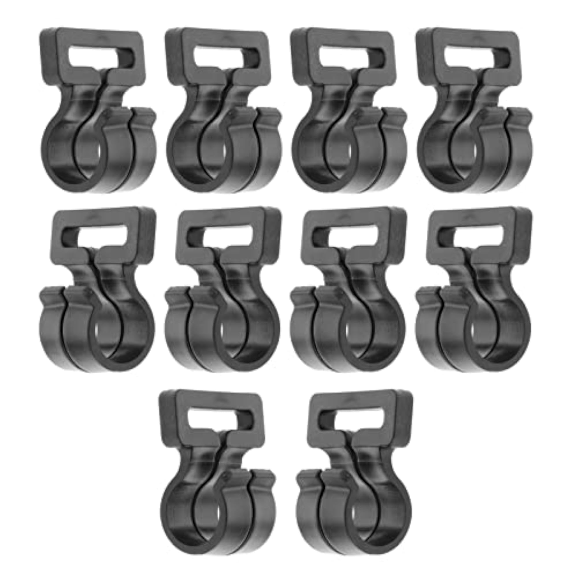 Camping Tent Pole Hook Awning Hooks Set, 10pcs