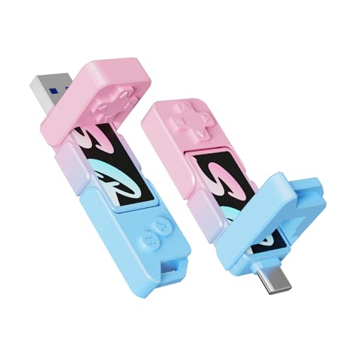 SayRose 512GB External Solid State Drives USB 3.2 550MB/s High Speed, Type C USB Dual Interface Flash Drive for iPhone 16,15 Series/iPad/MacBook/Android Phone/Tablet