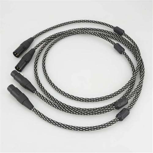 Cable balanceado de audio XLR 0.5M con conductor cobre 5N miniatura 6