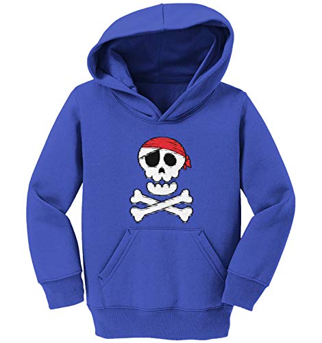 Haase Unlimited Pirate Skull & Crossbones - Buccaneer Toddler/Youth Fleece Hoodie2