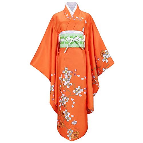 UPUPCOS Ouma Kokichi Hiyoko Saionji Cosplay Costume Uniform Long Kimono Robe Halloween Party Outfit for Kid Boy Girl