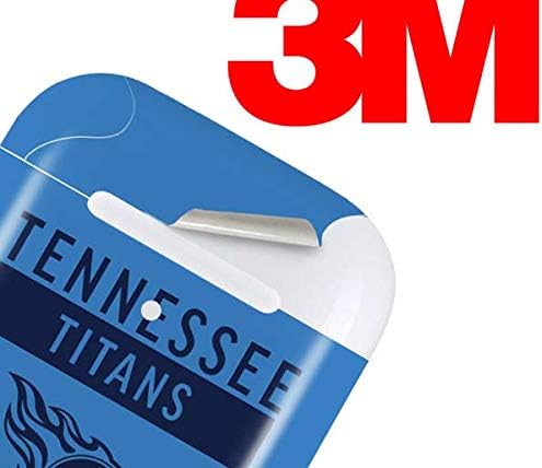 Skinit Decal Audio Skin Compatible with Apple AirPods with Wireless Charging Case - Officially Licensed NFL Tennessee Titans Blue Performance Series Design