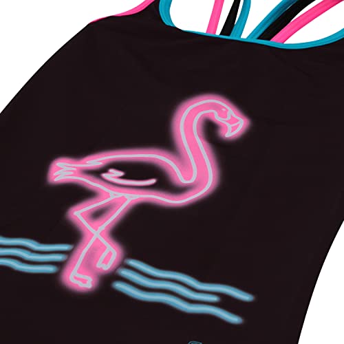 Speedo MAIÔ STRIPES NEON Preto G 029774