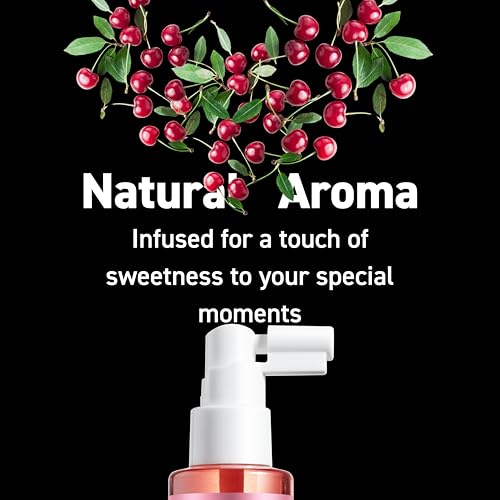 xesso flavored oral spray wfresh cherry scent 2 fl oz deep throat relaxing for women and men reduces gag reflex throat and mouth mist for oral pleasure made in usa package may vary