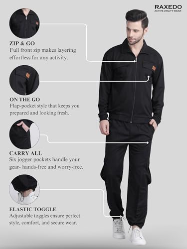 Image of Coord set for men | Old money outfit for men | Airport Outfit for Men | y2k aesthetic clothes | Tracksuit- Korean Outfits for casual and travel wear