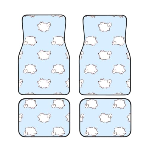 Alfombrillas de neopreno para vehículos con estampado de Samoyedos protectores