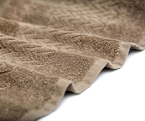 Ph Pleasant Home Chevron Border Bath Towel Set thumb #3