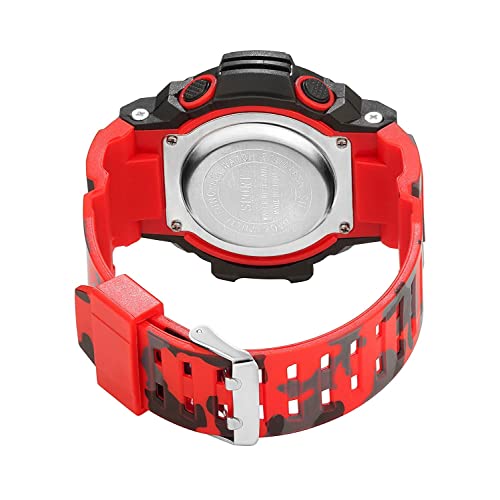 Image of Acnos Digital Sports Watch - Rugged Outdoor Multi-Function Countdown Timer & Alarm (WR30 Water-Resistant)