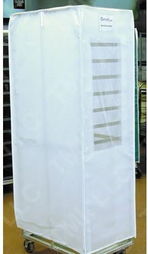 Bun-Pan-Rack Cover, Translucent White, 23" x 28" x 62"