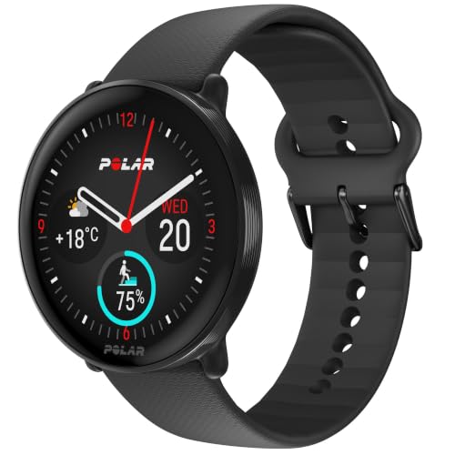 Polar Ignite 3 - Montre fitness et bien-être, GPS, Analyse du sommeil, Écran AMOLED, Bracelet d'activité 24h/24, Fréquence cardiaque, Séances d'entraînement personnalisées, Guidage vocal en temps réel