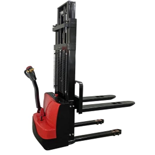 Full Electric Walkie Stacker With Stand