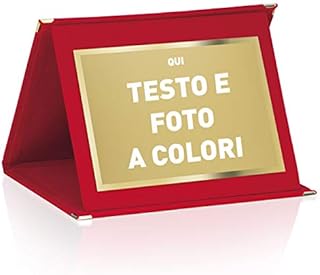 Generico Targa di riconoscimento Personalizzabile. Ideale per Ogni Occasione. Laurea, Pensione, Compleanni, Festa della Mamma e Molto Altro