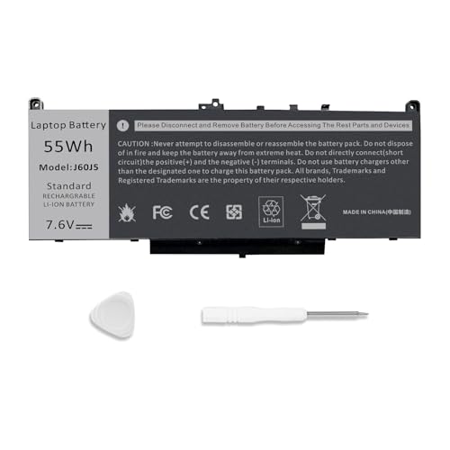 Batéria T6 Power Pre Dell Latitude E7270, E7470, 12 E7270, 14 E7470 7200mah 55wh 4cell Li Pol Nbde0162