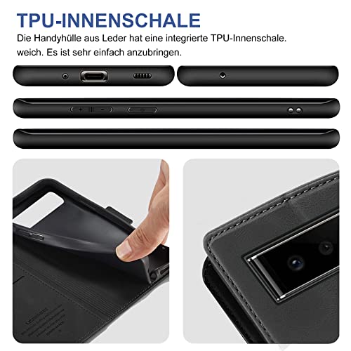 Handyhülle für Google Pixel 6 von Giyer mit Schutzfolie und Kartenfach
