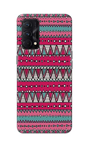 Image of Printed Hard Back Cover Case for Realme GT Master Edition 5G Back Cover (Geometric Vintage Pattern) -1803