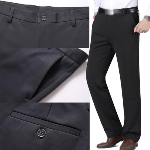 Timelessflex - Men's High Stretch Straight Fit Pants Moonighty Business Suit Pants Unwaverin Pants Calormas Pants4