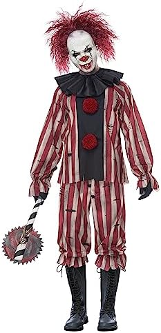 California Costumes Mens Nightmare Clown Adult Sized Costumes