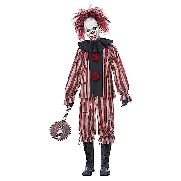 California Costumes Costume da clown da incubo taglie forti per gli uomini