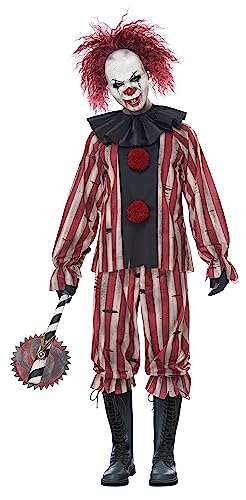 California Costumes Mens Nightmare Clown Adult Sized Costumes