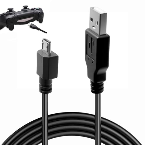 Micro USB Kabel Ladekabel für PS4 Controller 1.5M Ladegerät Kabel für Sony Playstation 4/PS4/PS4 Slim/PS4 Pro/Xbox One/One S/One Elite/One X Controllers Netzkabel Charging Cable