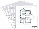 A4 vertical Durable 266019 - Funda de plástico (A4, 100 unidades), transparente