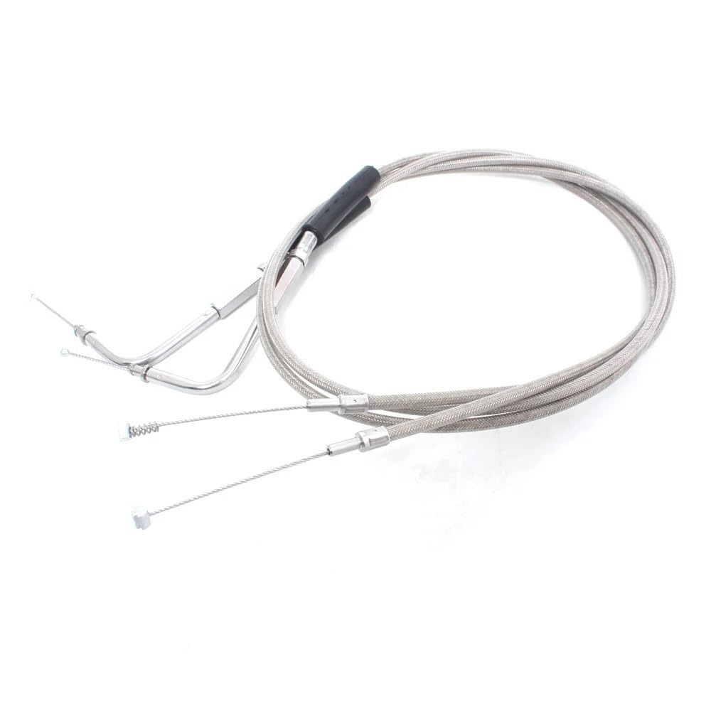 Cable de acelerador acero para motocicleta, 90cm/110cm/130cm para Sportster XL883 XL1200 para Dyna para Softail