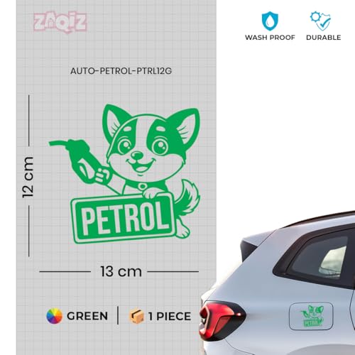 Image of Bright Petrol Sticker for Car Fuel Cap (Green)