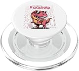 Maths Rock Star, Kids Numbers Day Trex Dino pink