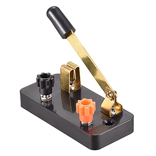 uxcell Interruptor de polo único, equipamento de laboratório de física de polo único, interruptor de