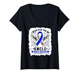 Photo Gallery donna i wear blue for my uncle diabetes awareness month maglietta con collo a v Photo Gallery donna i wear blue for my uncle diabetes awareness month maglietta con collo a v