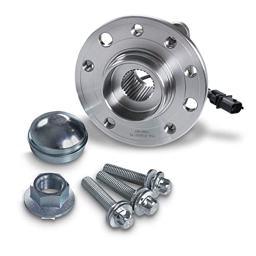 ATEC Germany 1x Radnabe vorne oder hinten Radlager Radlagersatz mit ABS-Sensor