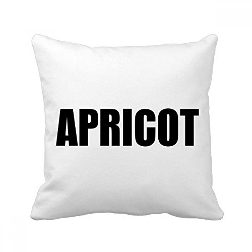 Coussin carré Abricot Fruit 40x40 cm avec insert oreiller multicolor décor canapé DIYthinker - 2