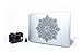 Laptop Stickers Decal - Removable Vinyl Mandala Black Decal Skin for Apple MacBook Air Pro 13 15 inch Mac - Decorative Sticker - Artsybb