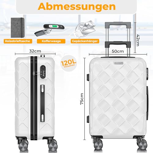 Valise de voyage cabine rigide KESSER affaires avec portefeuille - 2