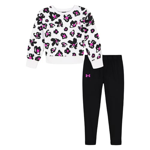Image of Under Armour Girl's 2-piece Sweatshirt and Leggings Outfit Set