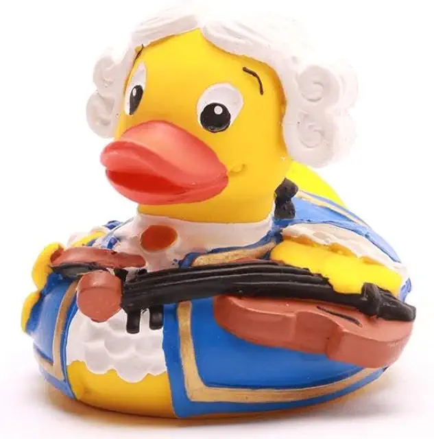 Mozart Badeente - Musik-Quietscheente für Sammler & Fans