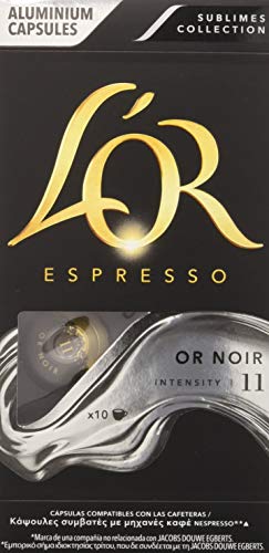 L'Or Espresso Café Or Noir Intensidad 11, 100 cápsulas de cafe