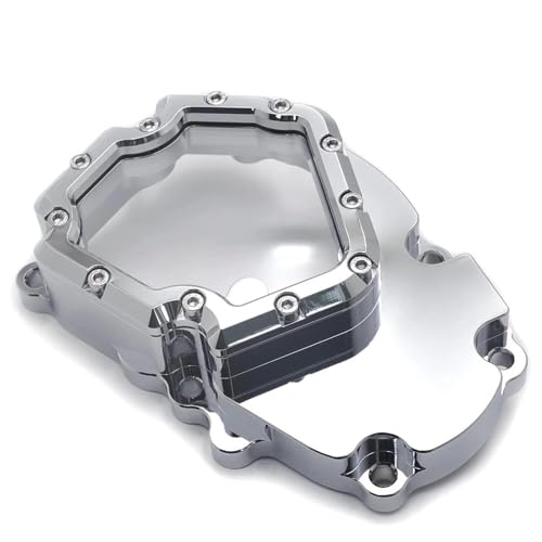 Couvercle de carter moteur YAMAHA YZF-R6S transparent argent